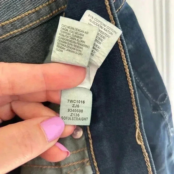 Lucky Brand Sofia Straight size 8/29 ankle dark wash jeans. - Picture 11 of 12